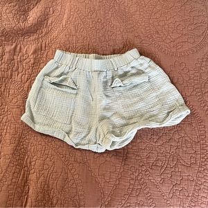 Soft Cotton Mint Shorts